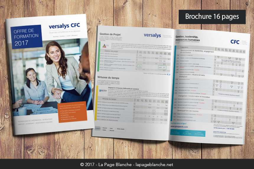 Brochure des formations Versalys / Groupe CFC