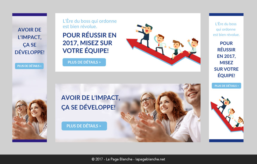 Bannières infolettres du Groupe CFC